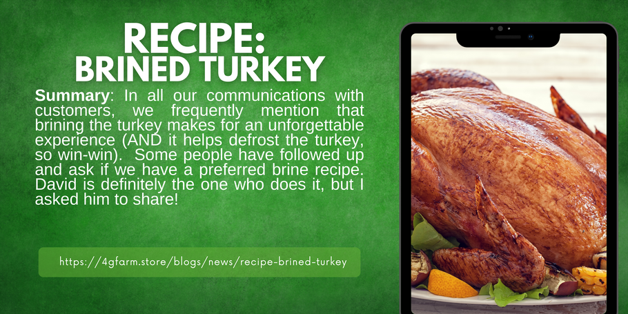 Recipe: Brined Turkey