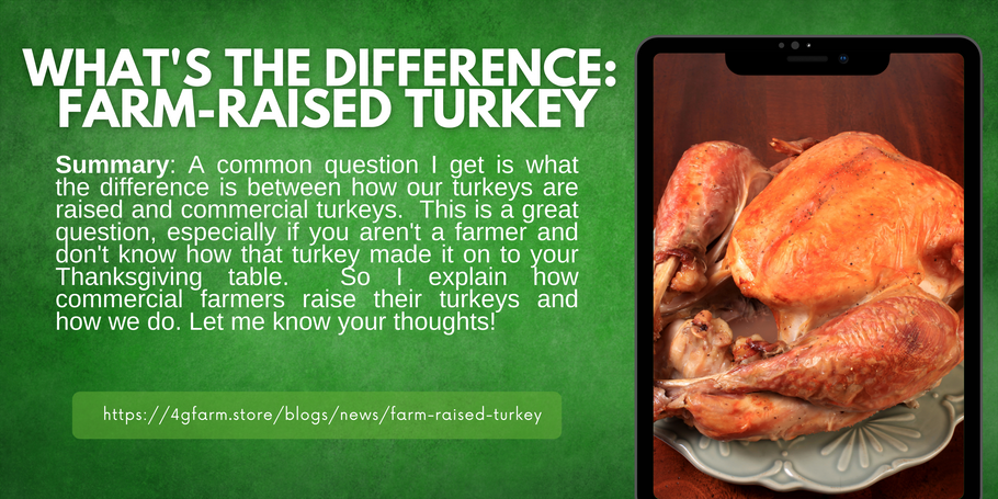 What's the Difference: Farm-Raised Turkey