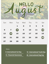 Load image into Gallery viewer, Homestead Content Calendar