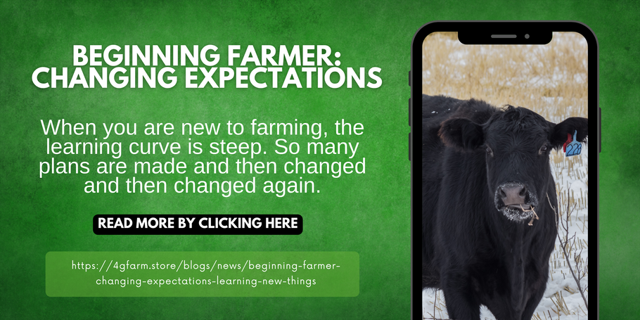 Beginning Farmer: Changing Expectations, Learning New Things