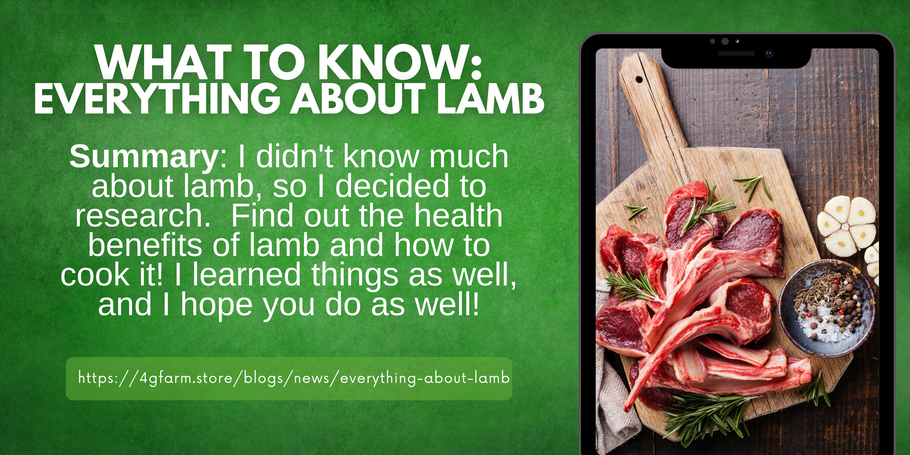 What to Know: Everything about Lamb