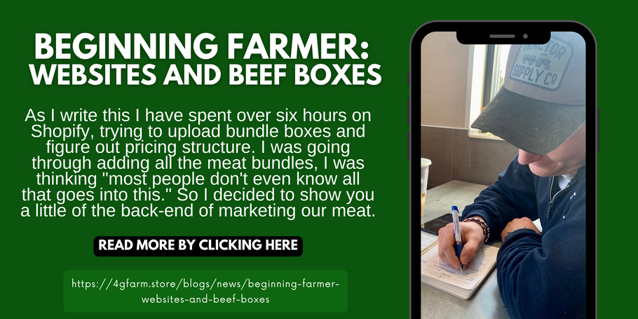 Beginning Farmer: Websites and Beef Boxes