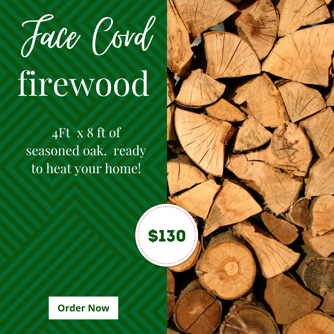 Firewood - Facecord – Four Gaura Farm